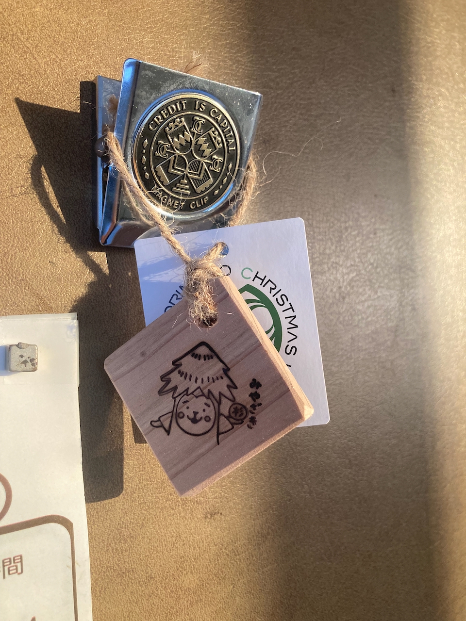 みやざき犬が杉の木をかぶっている